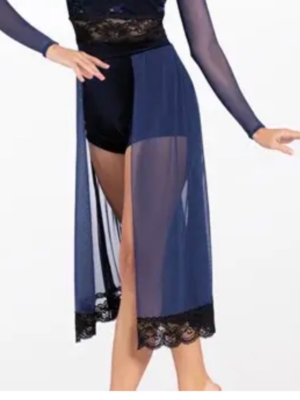 Weissman Showtime Dance Bottom Skirt